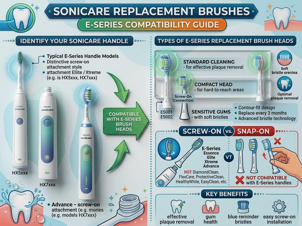 Sonicare Replacement Brushes E Series Compatibility Guide