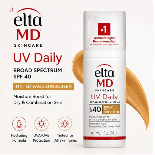 EltaMD UV Daily SPF 40 Tinted Face Sunscreen Moisturizer – 1.7 oz Eshoppingmart