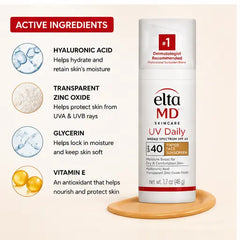 EltaMD UV Daily SPF 40 Tinted Face Sunscreen Moisturizer – 1.7 oz Eshoppingmart
