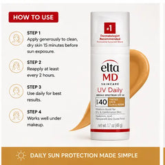 EltaMD UV Daily SPF 40 Tinted Face Sunscreen Moisturizer – 1.7 oz Eshoppingmart