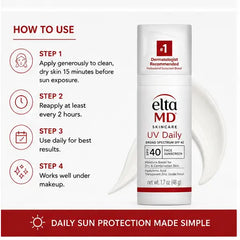 EltaMD UV Daily Broad-Spectrum SPF 40 Facial Sunscreen Moisturizer – 1.7 oz Eshoppingmart