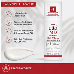 EltaMD UV Clear Broad-Spectrum SPF 46 Facial Sunscreen Eshoppingmart