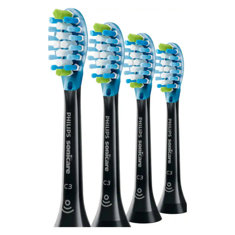 Philips Sonicare C3 Premium Plaque Control Brush Heads – 4-Pack, Black Eshoppingmart