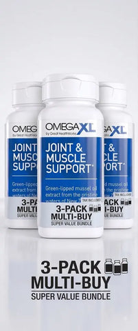 Pack of 3 OmegaXL Joint Support Supplement, for Relief - Natural Muscle Support 300 Soft Eshoppingmart