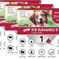 K9 Advantix II Flea & Tick Topical for Large Dogs 21–55 lbs., 6ct