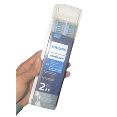 Philips Sonicare C3 Two-in-One Replacement Toothbrush Heads – 2 Pack, White Eshoppingmart