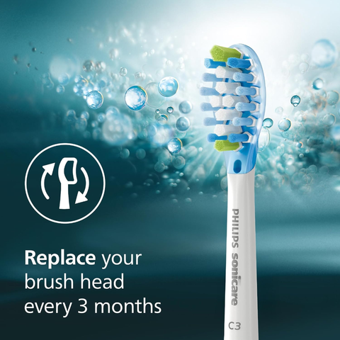 Philips Sonicare C3 Two-in-One Brush Heads, 4-Pack, White – HX9044/65 Eshoppingmart