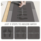 Diatomaceous Earth Bath Mat – Super Absorbent, Fast-Drying, Non-Slip Floor Mat, Grey Eshoppingmart