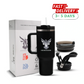 Greater Range 40 Oz Vacuum Insulated Stainless Steel Travel Mug – 18/8 Stainless Steel, BPA Free, 2 Lids & Straw Eshoppingmart