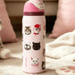 Owala UO Exclusive Cat Collage FreeSip 32 oz Pink Water Bottle Owala