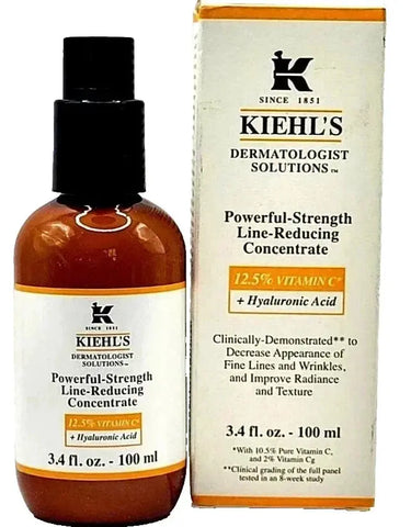 Kiehl's POWERFUL-STRENGTH Line Reducing Concentrate. 3.4 oz/100 ml Vitamin C Eshoppingmart