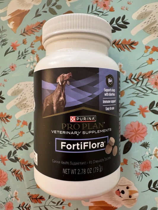 Purina Pro Plan FORTIFLORA For Dogs - 45 Chewable Tablets 12/2027