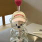 2026 Starbucks Bearista Bear Cup Tumblers Strawberry Topper Baseball Cap 600ML