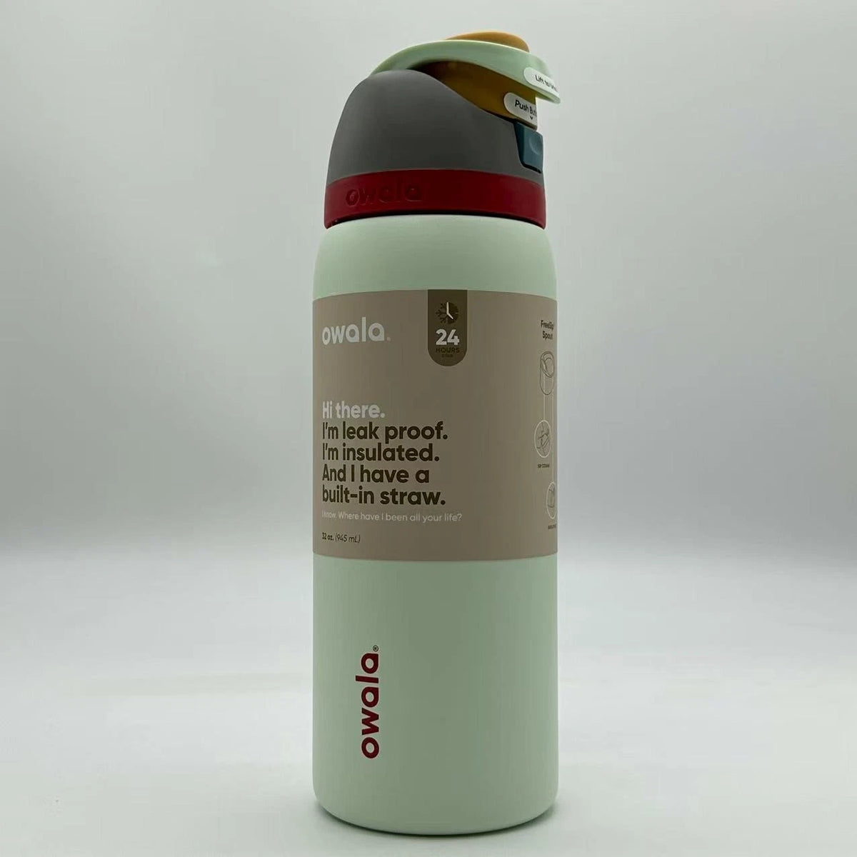 Owala FreeSip 32oz Stainless Steel Water Bottle BoneYard Top Quality