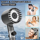 Ion Drops Filtered Shower Head with Handheld, High-Pressure Spray Modes &amp; Power Wash Function – Grey Eshoppingmart