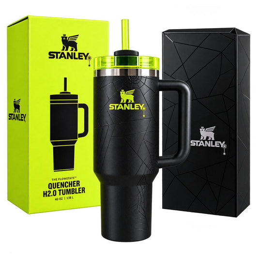 Stanley HALLOWEEN WEB GLOW -H2.0 - 40oz ,Tumbler Limited Edition IN HAND! NEW. Stanley